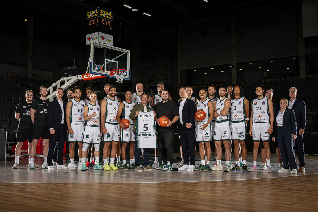 Simon Engelbert setzt die Gladiatoren weiterhin in Szene. VET-CONCEPT Gladiators Trier und ihr Teamfotograf verlängern ihre Partnerschaft.